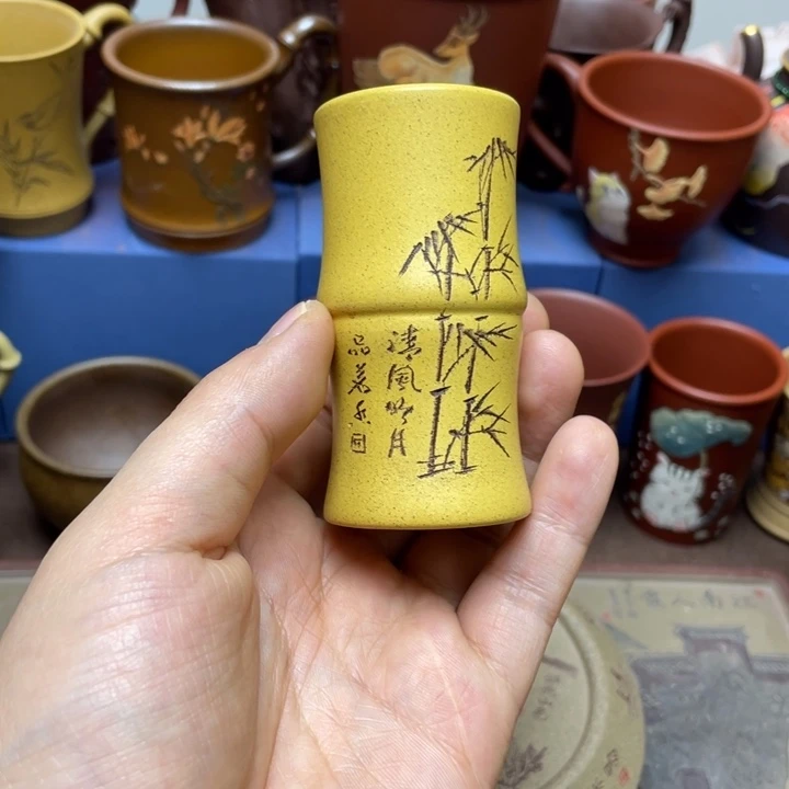 紫砂茶杯紫砂主人杯