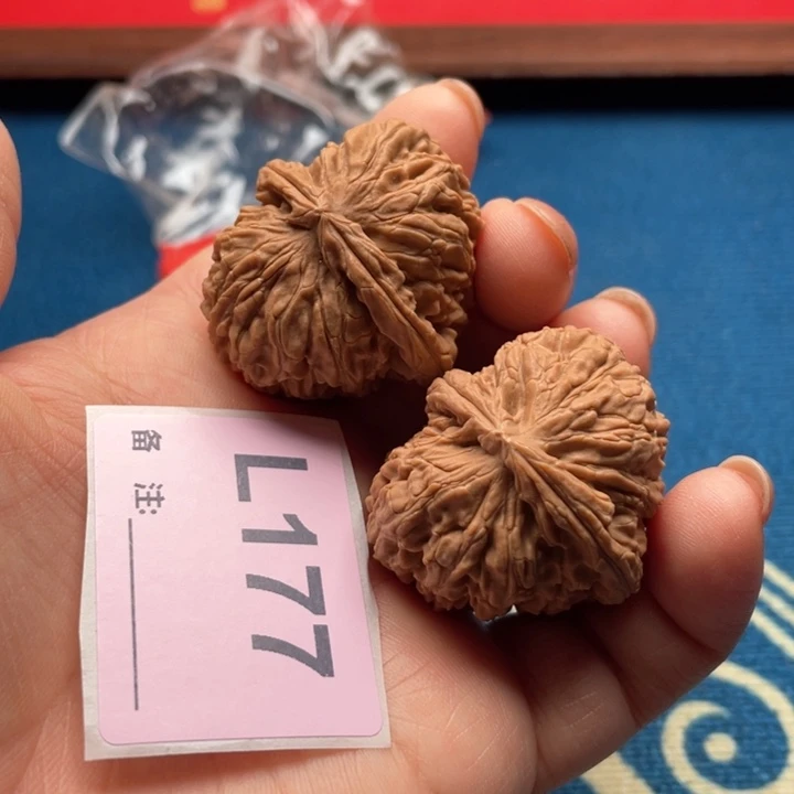 文玩核桃把件白狮