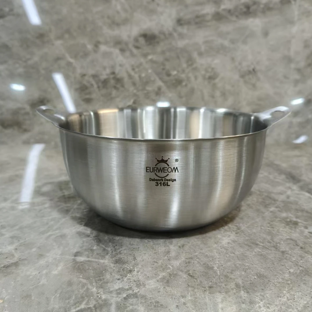 皇冠家17厘米加厚双耳小吃锅