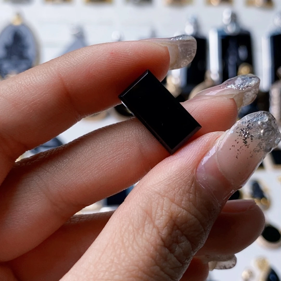 定制翡翠未镶嵌Y*f墨翠