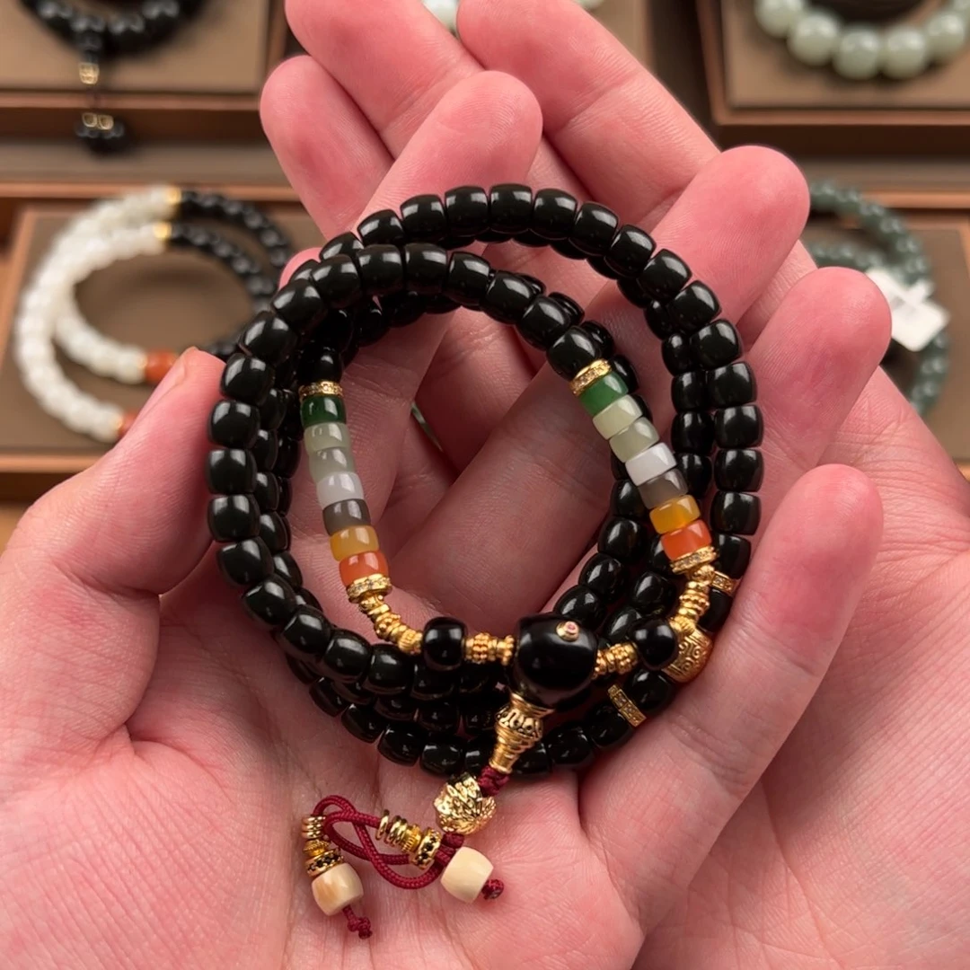 未镶嵌手链和田玉李*建