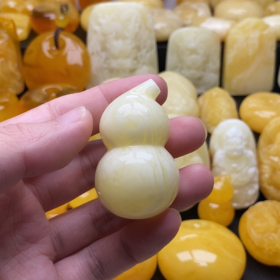 琥珀颈饰未镶嵌琥珀蜜蜡吊坠