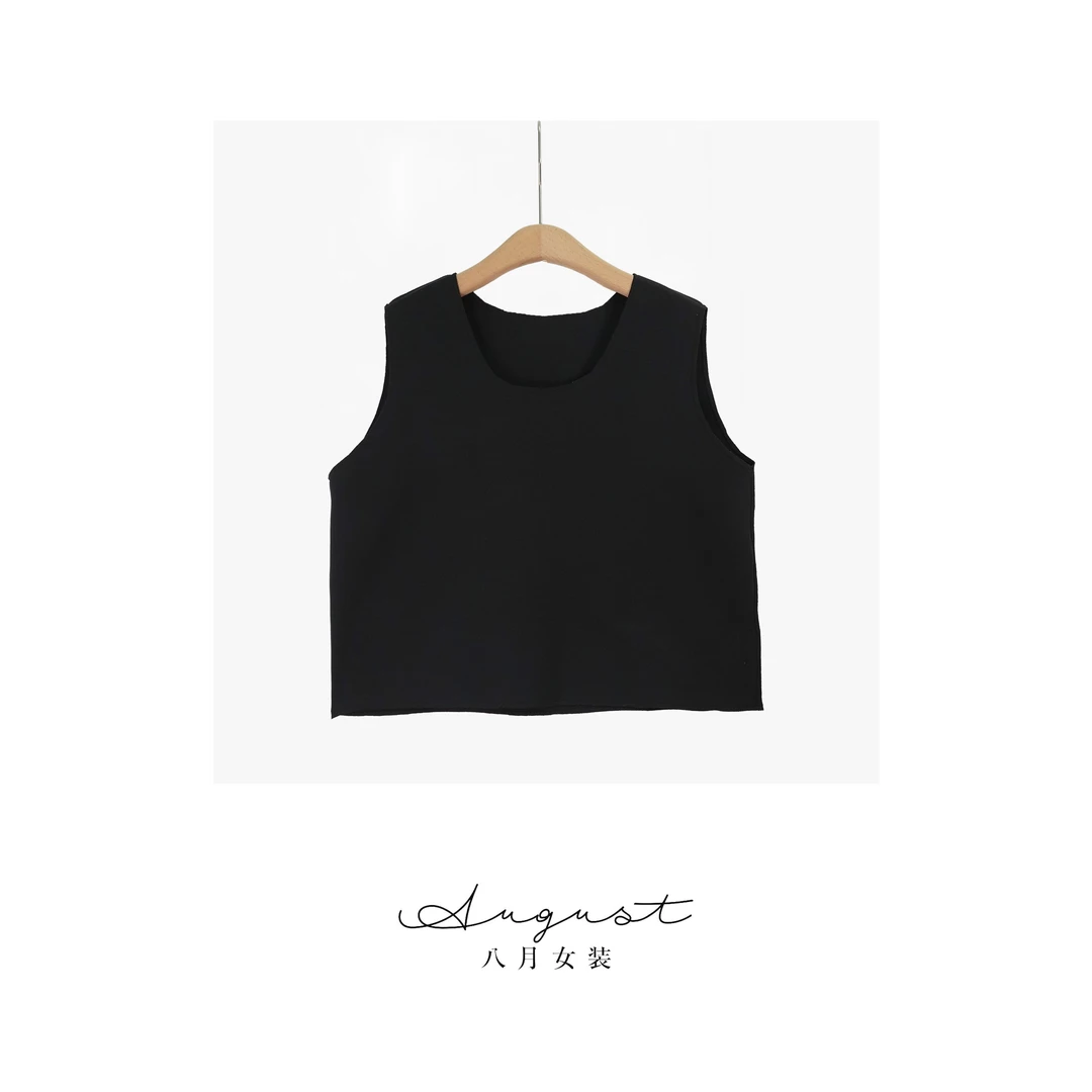 【BAYUE】3731马甲女款套头圆领透气大码马夹宽松