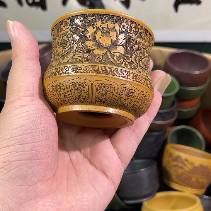 茶杯紫砂全手工紫砂主人杯