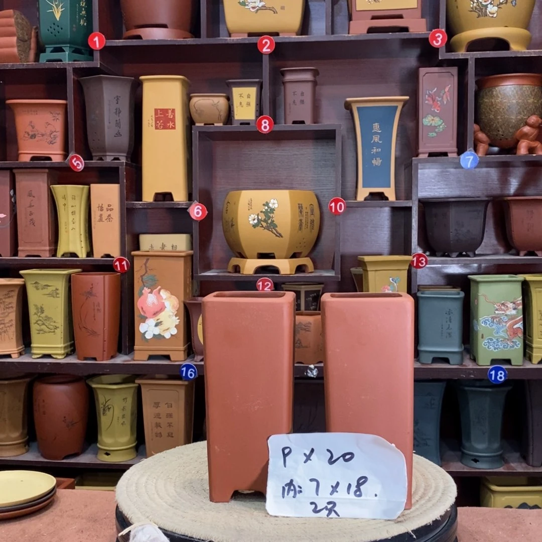 紫砂艺术紫砂花盆