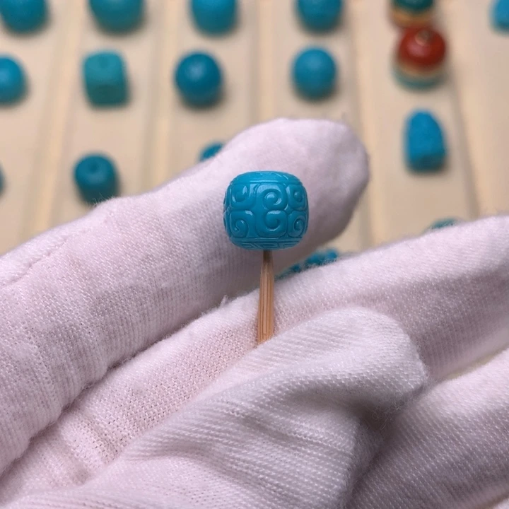 绿松石未镶嵌绿松石回纹10.3