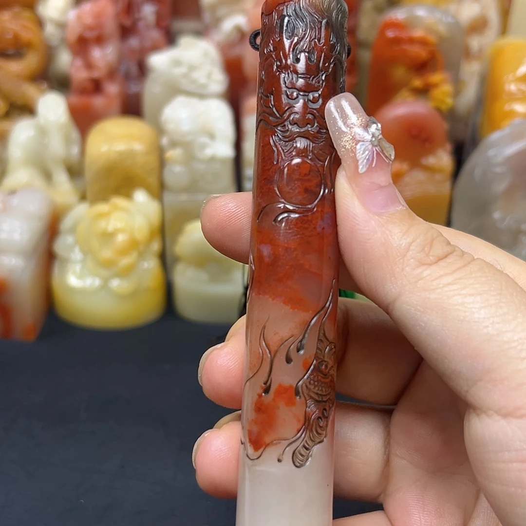 寿山石G****.印章雕刻工艺