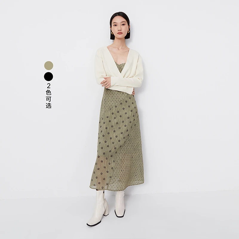 LILY2024春新款女装连衣裙124130C7220