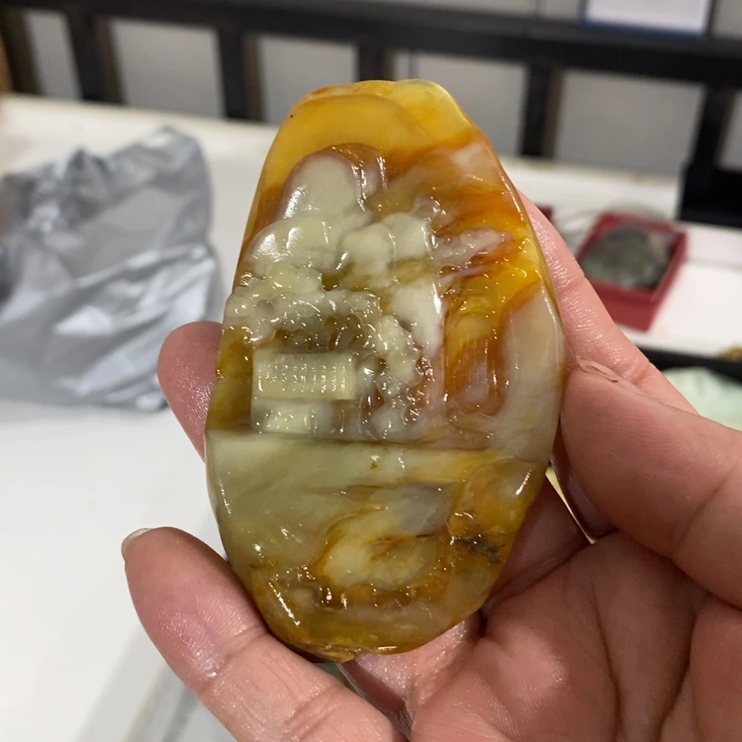 蛇纹石玉颈饰未镶嵌