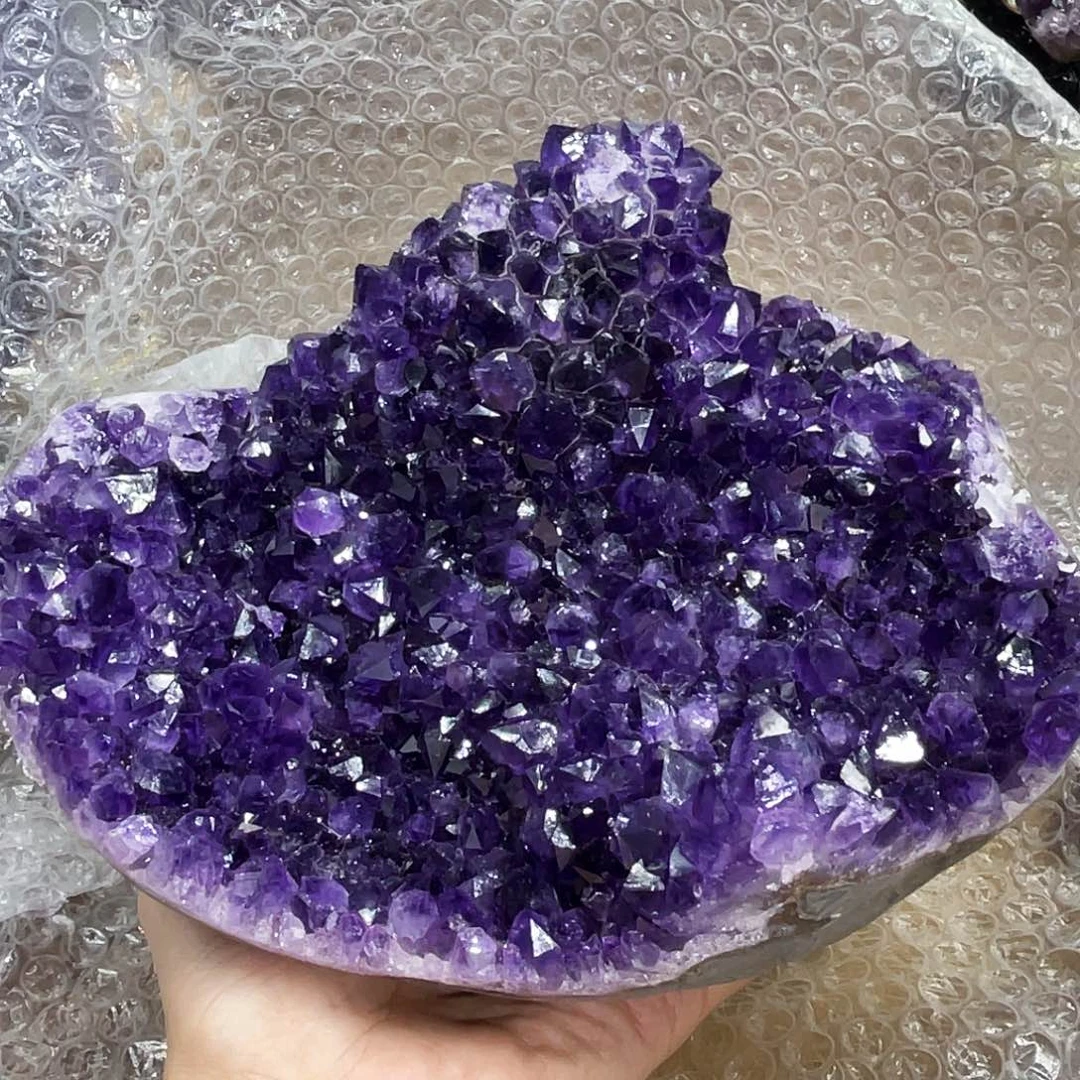 摆件未镶嵌紫晶晶体