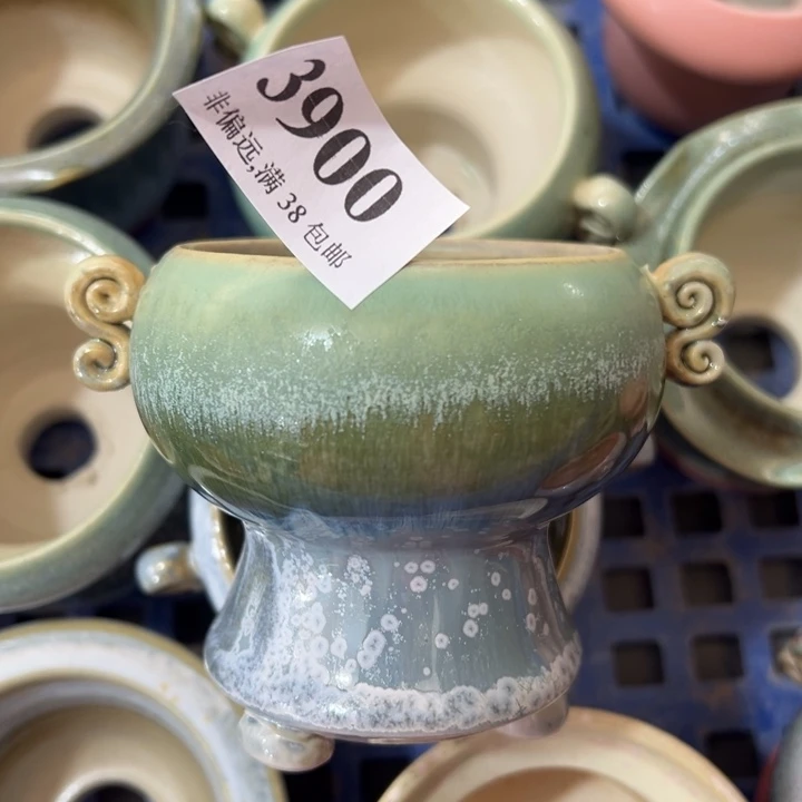 口6.5高6.5 ……手工花盆满30元包邮