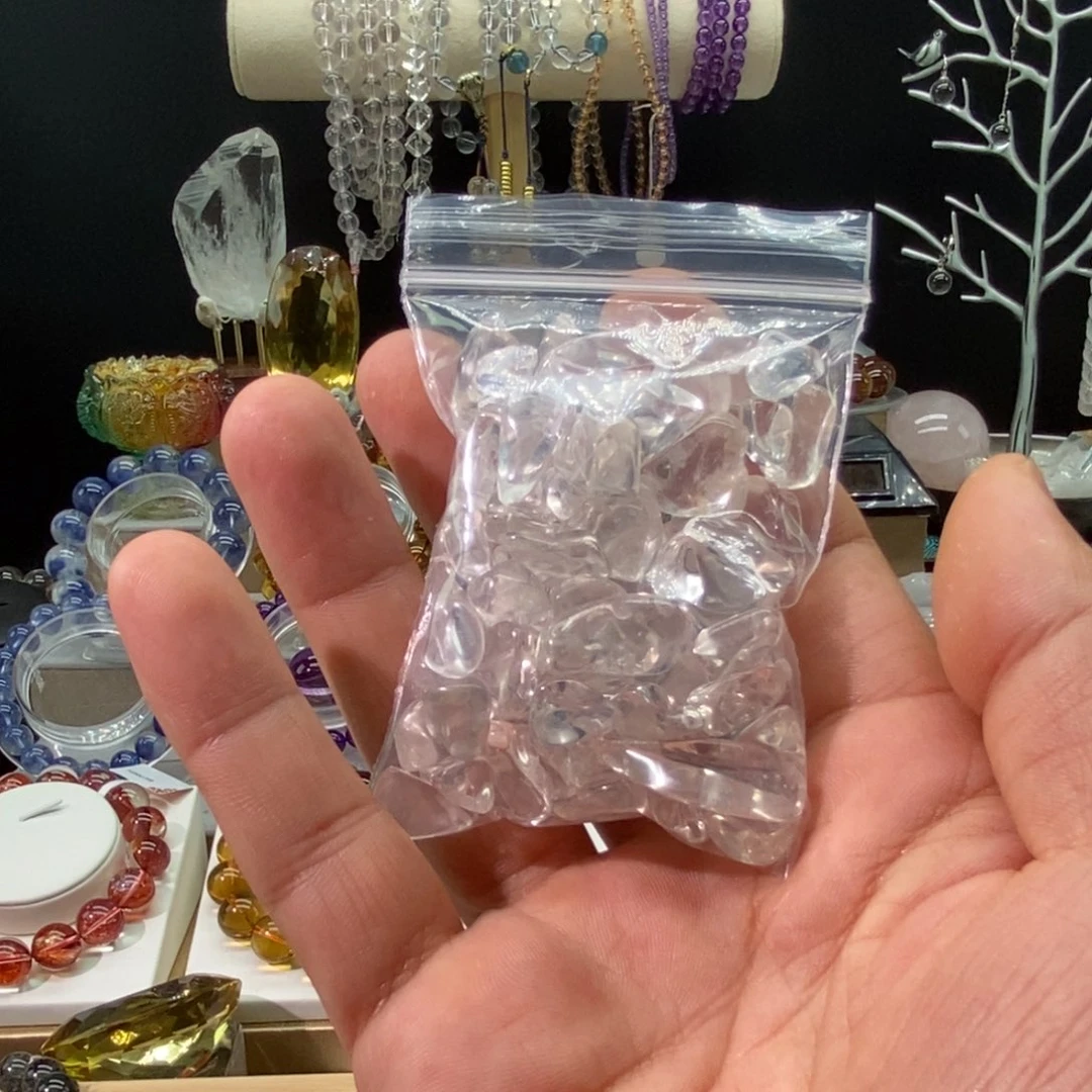 水晶手链未镶嵌白水晶碎石