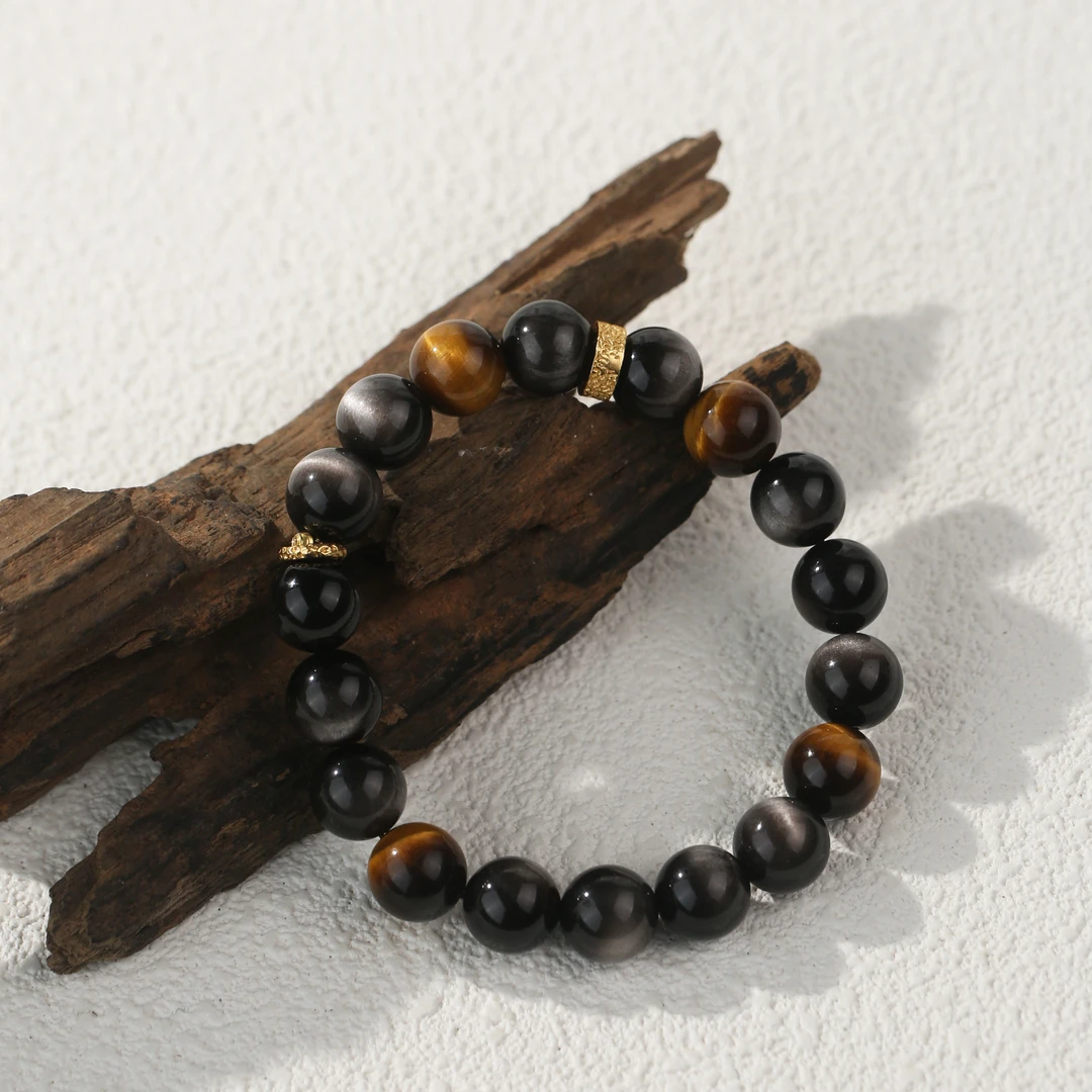 【人生开挂】银耀石手串 （天然珠宝多样性发其一）