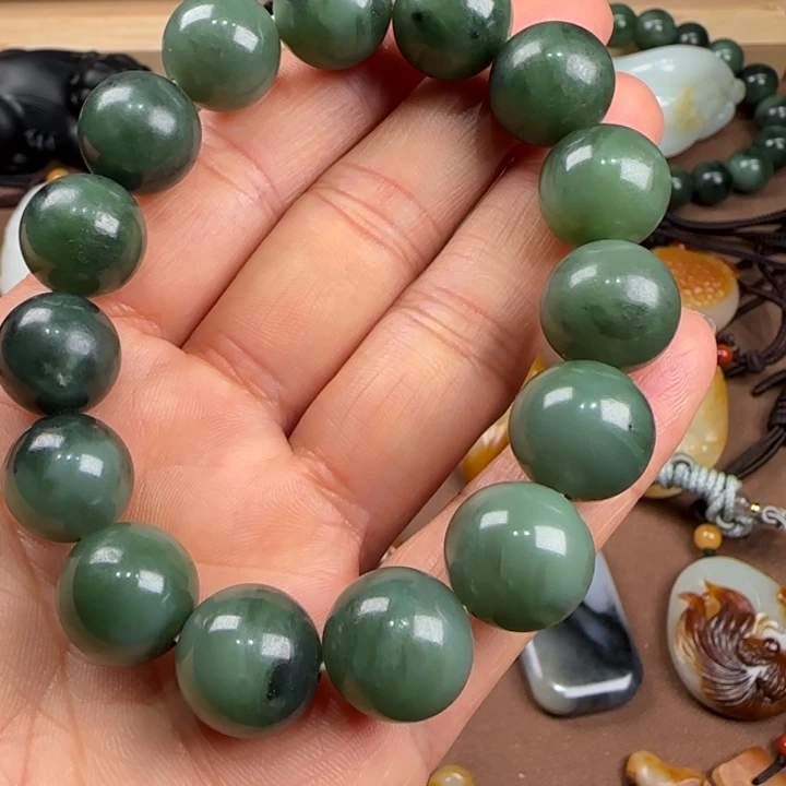 和田玉手串未镶嵌