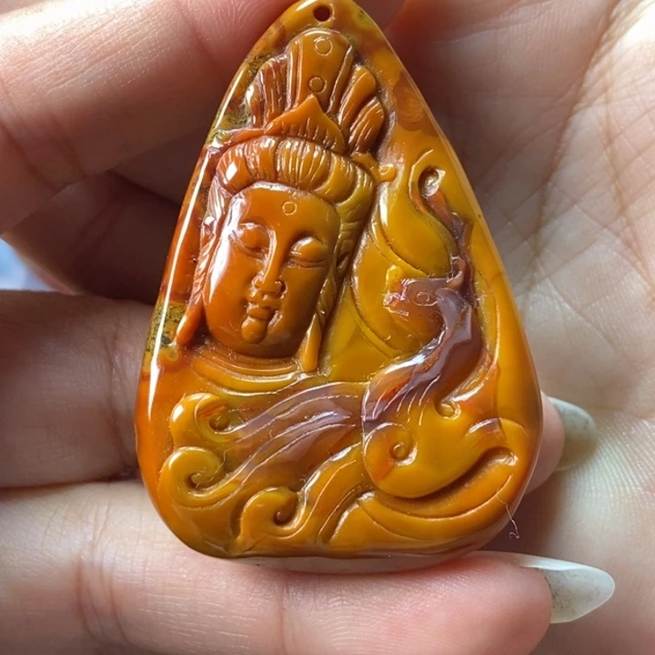 未镶嵌颈饰玛瑙/玉髓战国红