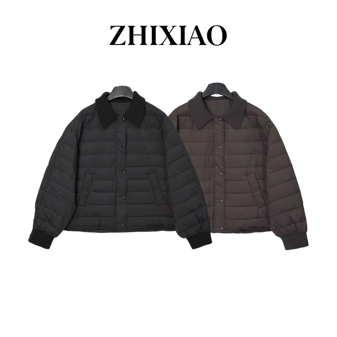【ZHIXIAO】秋冬新款：针织领羽绒服外套TR1173
