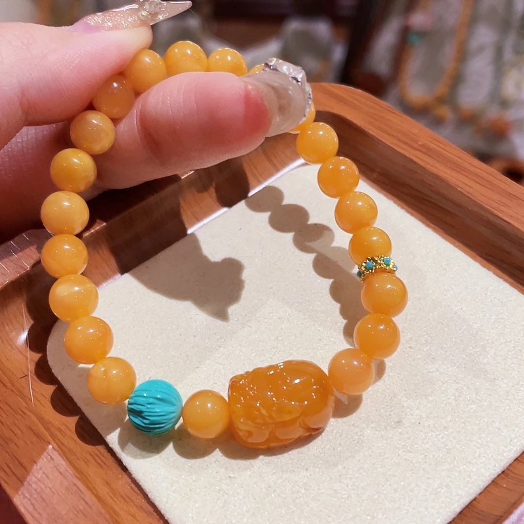 蜜蜡未镶嵌手链手串