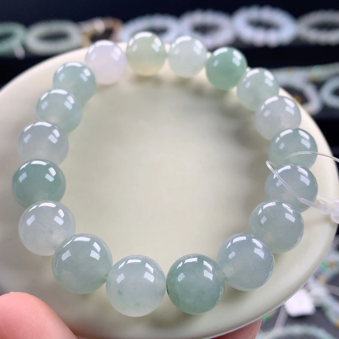 翡翠未镶嵌手链卡11