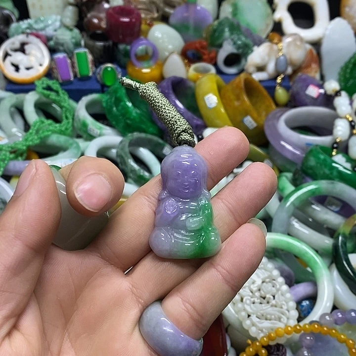 颈饰未镶嵌翡翠缅甸翡翠首饰配饰