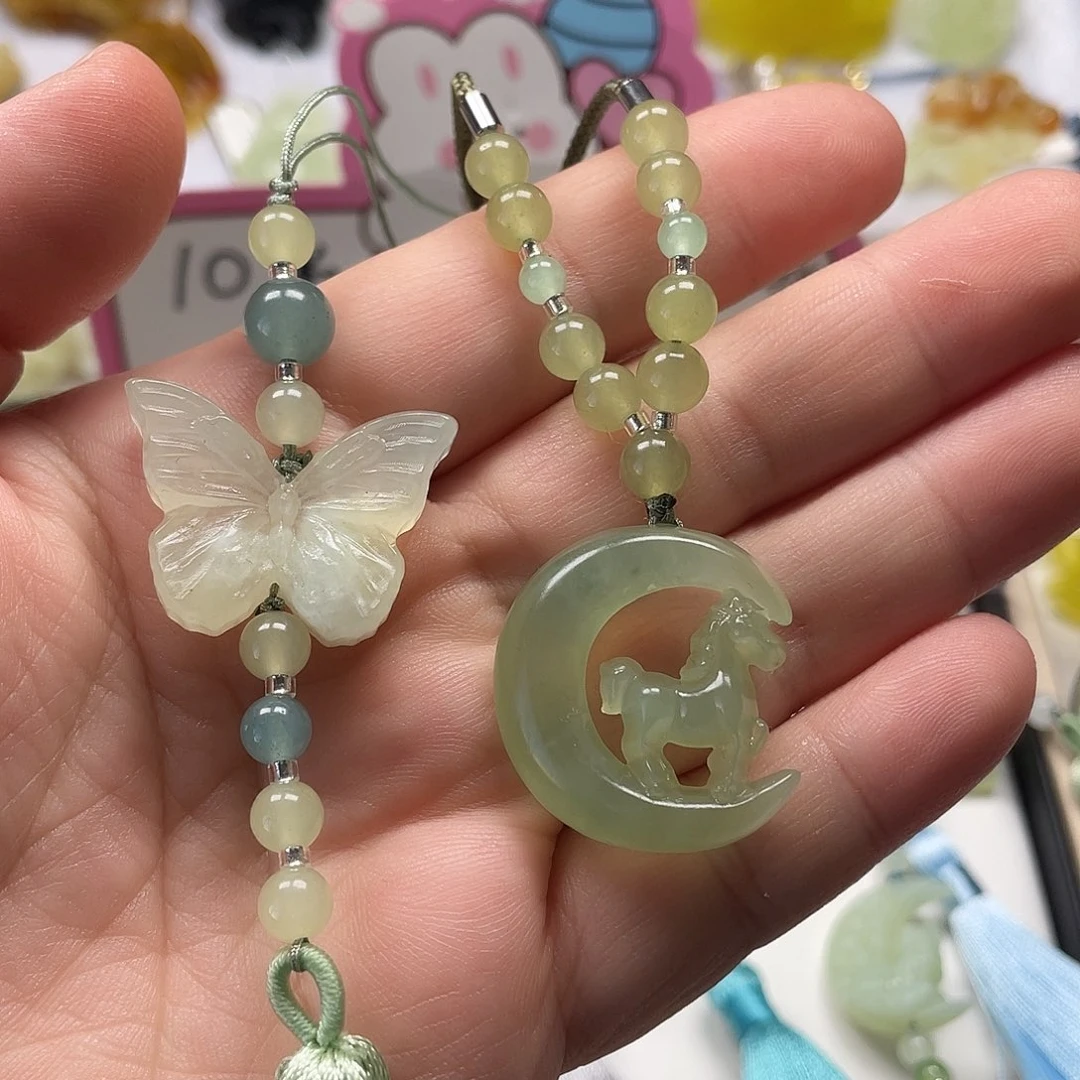 ^***^蛇纹石玉未镶嵌颈饰