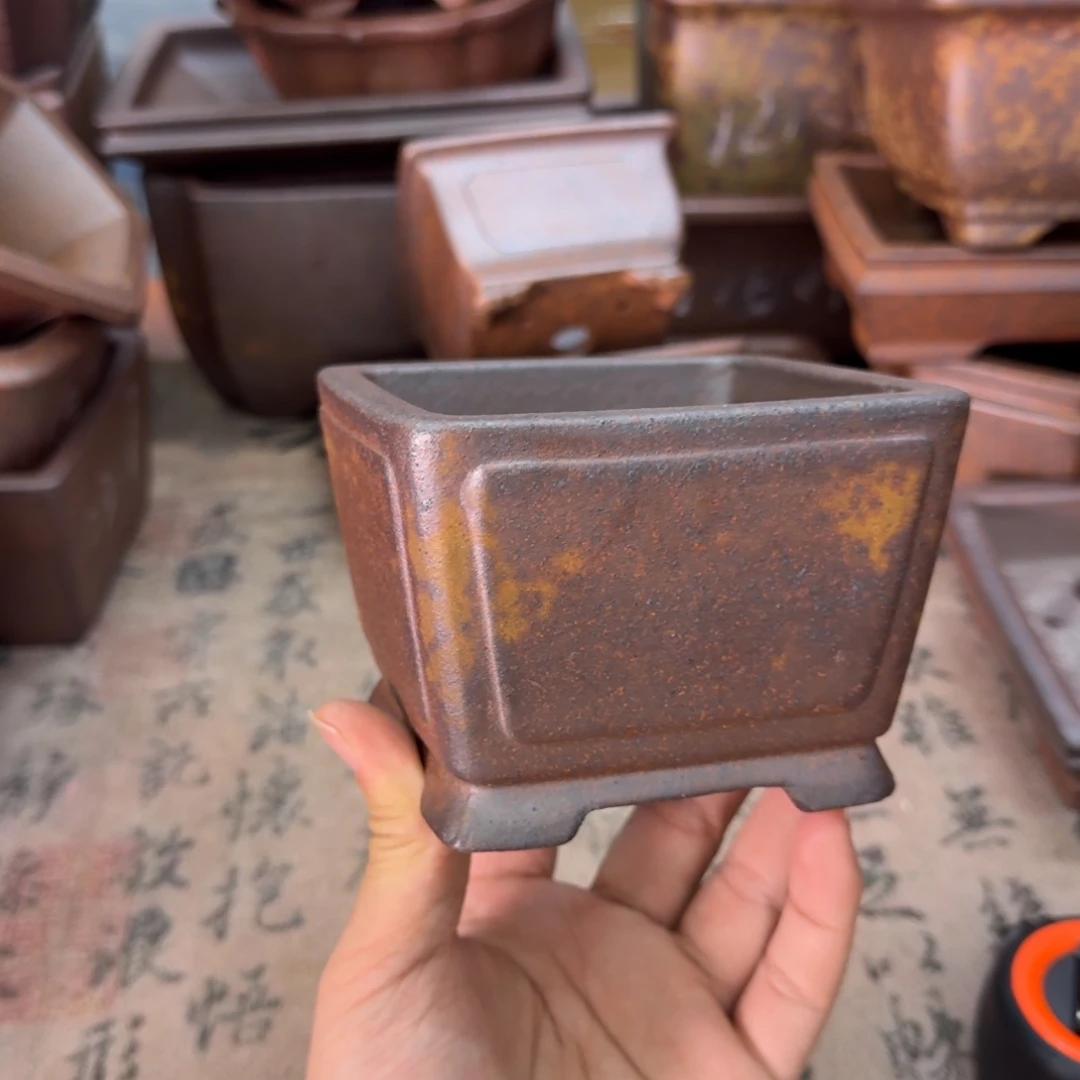 紫砂花盆54号宜兴紫砂正品花盆6.5x9.5