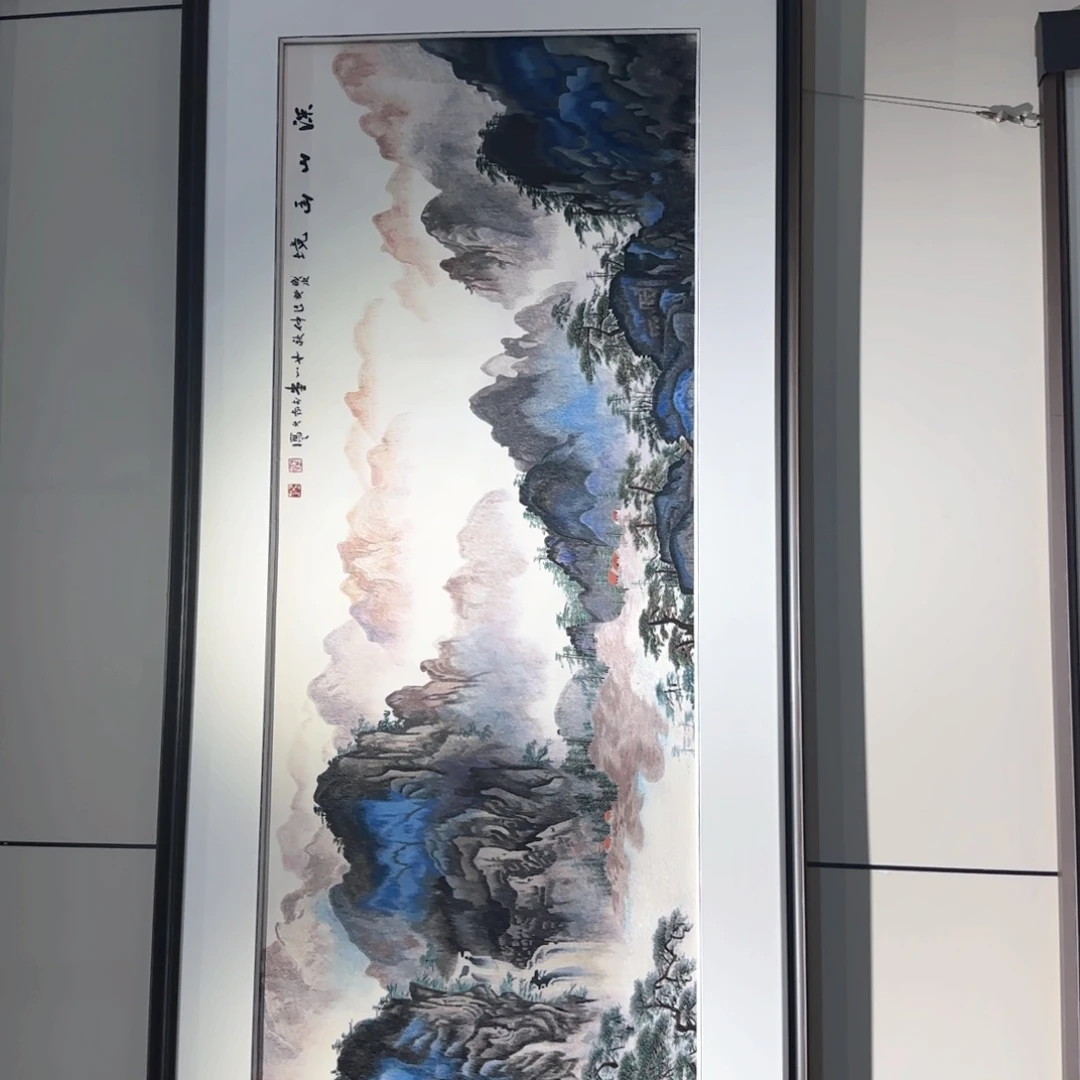 刺绣手工苏绣60*160绣片尺寸