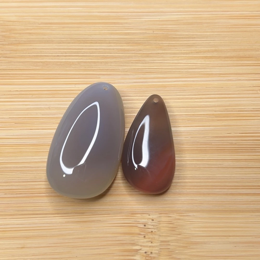 南红玛瑙配饰未镶嵌P005156非红随型两个