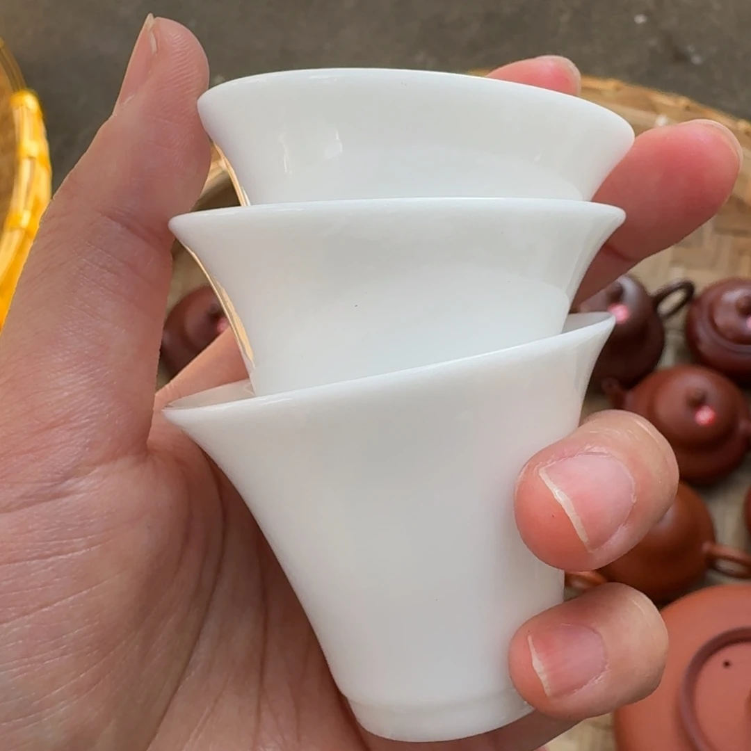 潮州冰种美人品杯（3个）