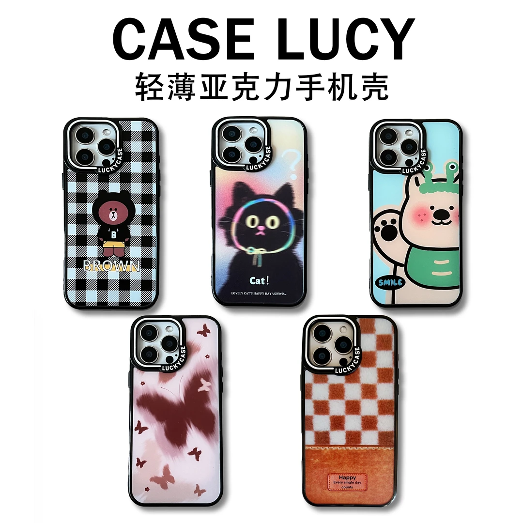 创意卡通适用苹果16手机壳ins蝴蝶iPhone15promax超薄磨砂13/14软