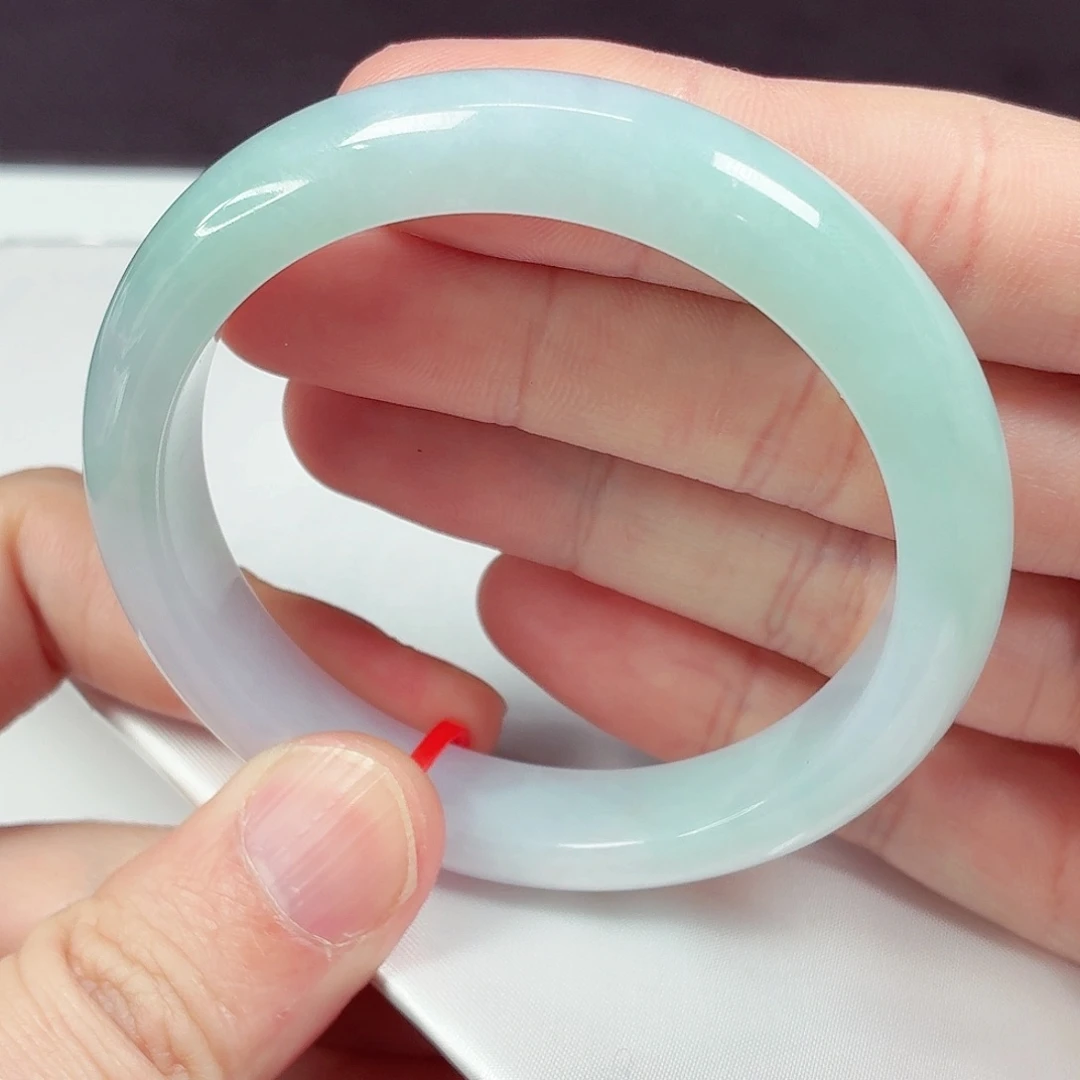 翡翠未镶嵌手镯58.5圈