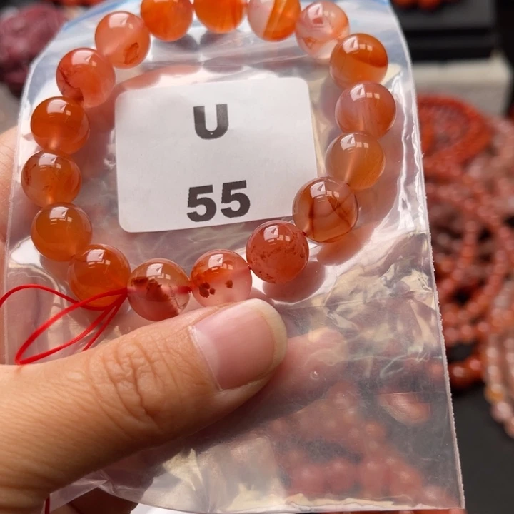 南红玛瑙未镶嵌多样性发货默认微瑕称重11mm