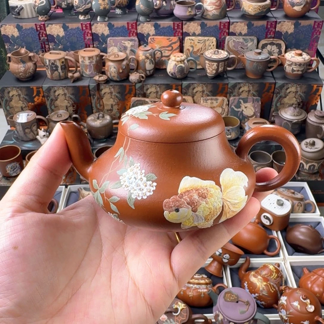 茶壶紫砂150cc原矿精工半手
