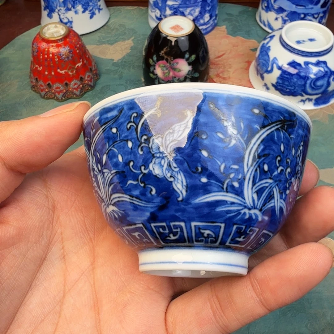 千***然陶现代景德镇全手工全手绘陶瓷