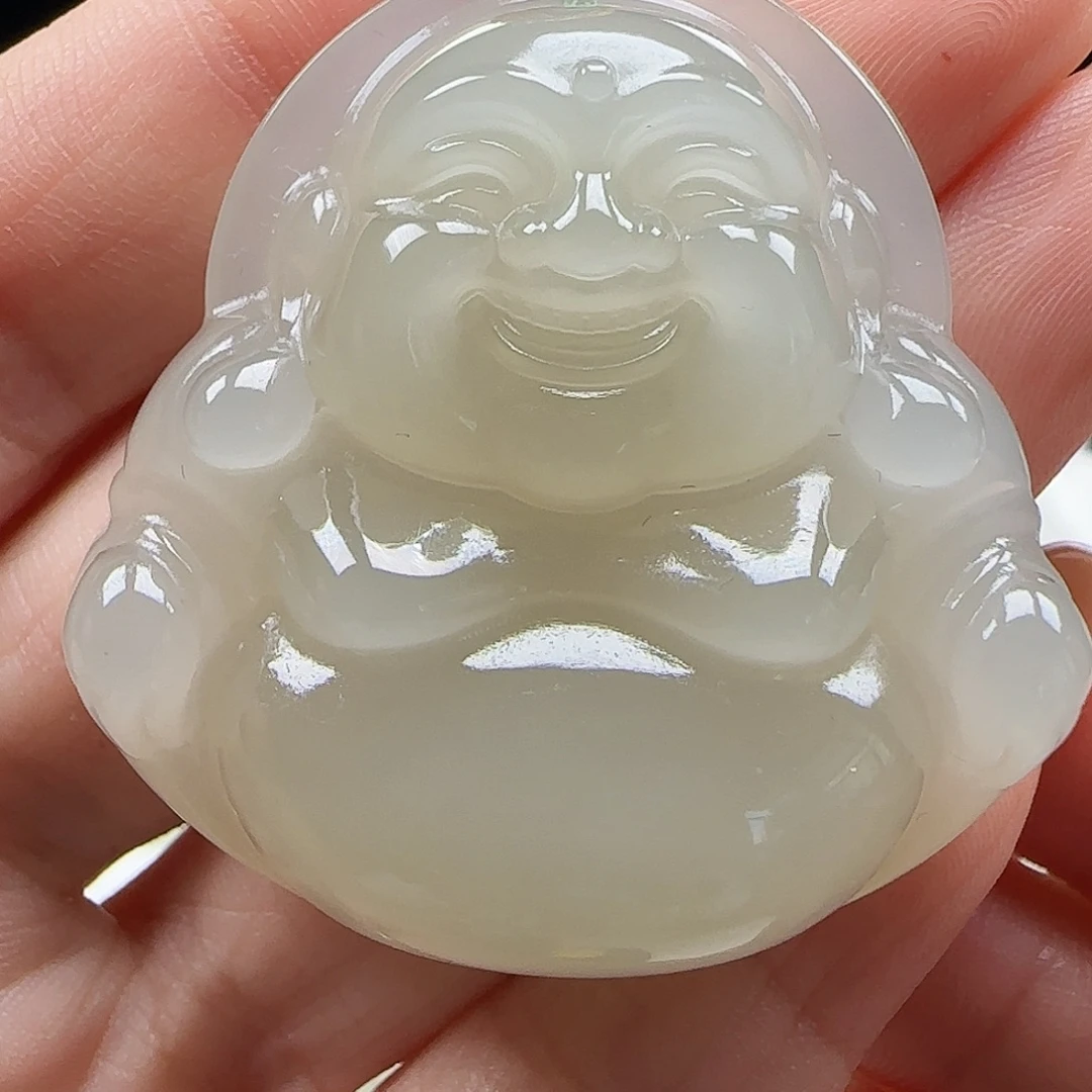 吊坠(赠链)足金镶嵌和田玉