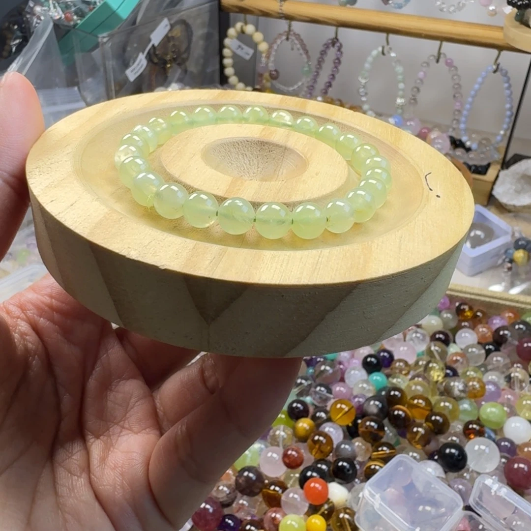 水晶手链未镶嵌葡萄石