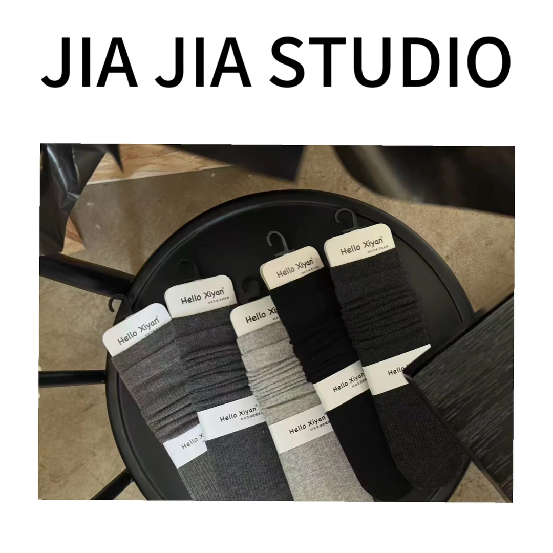 嘉嘉推荐#181【冬季加厚款】百搭羊绒亲肤舒适中筒袜