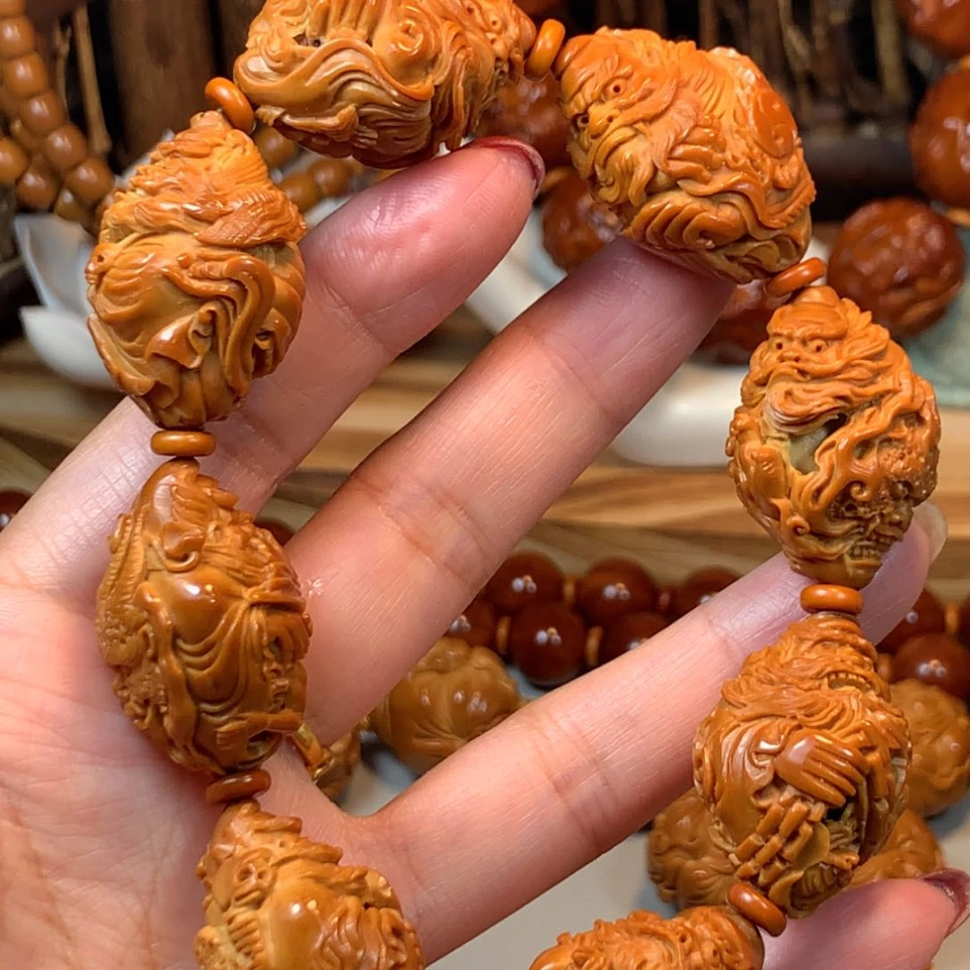 手串/手链橄榄核岳*橄榄核钟馗捉鬼