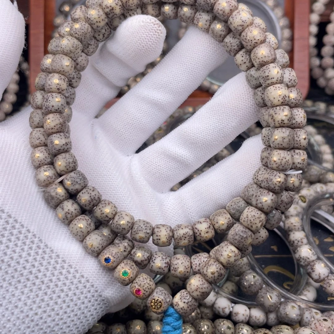 星月菩提手串老型改龙鳞108卡8尺寸