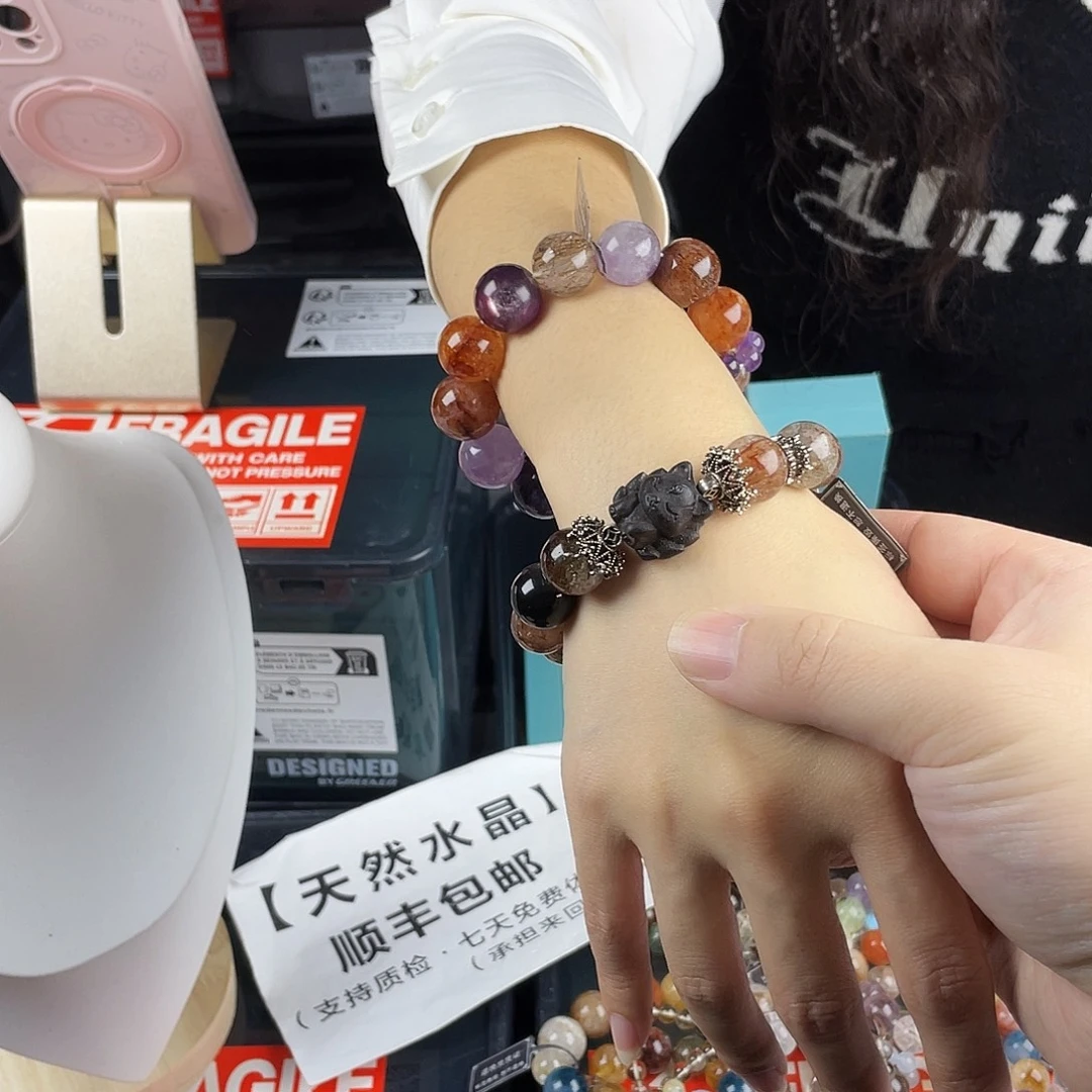 手链水晶银S925镶嵌