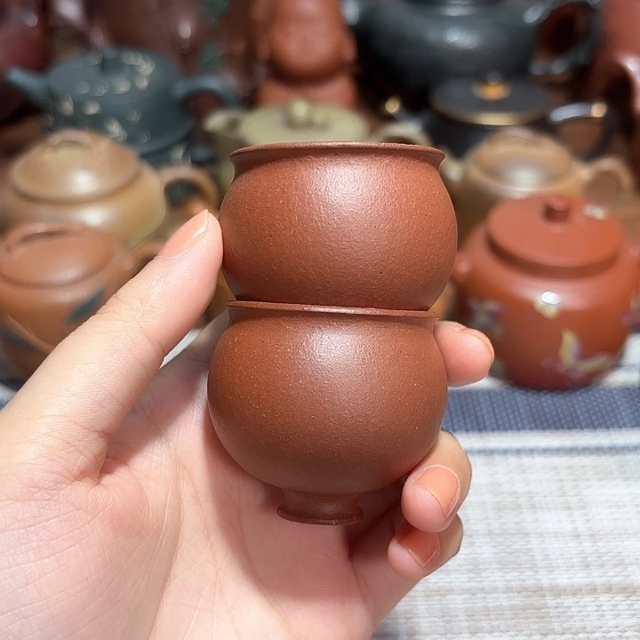茶杯紫砂宜兴紫砂茶具茶杯5