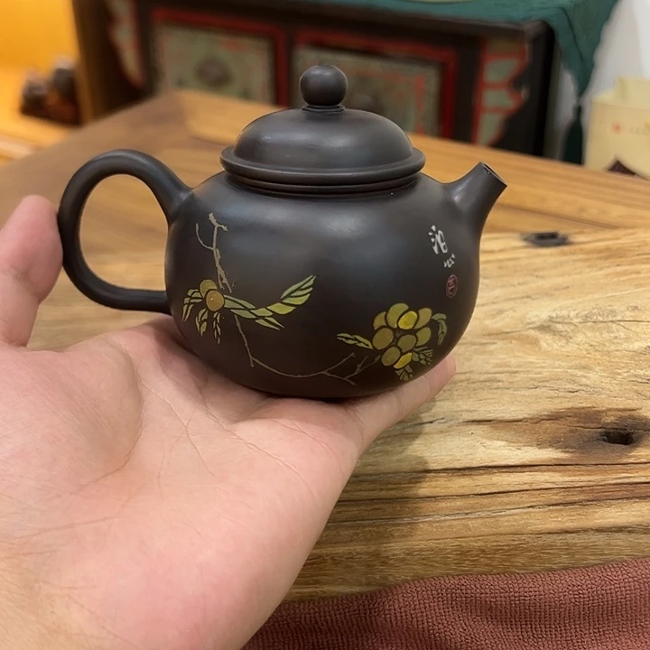 建水紫陶全手工壶