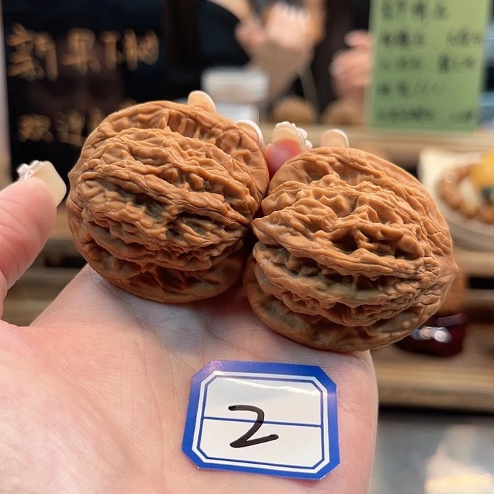 把件文玩核桃42麦穗虎头