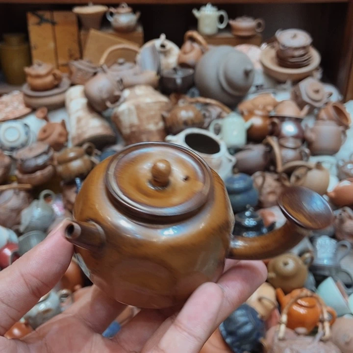 柴烧老岩泥高端茶器