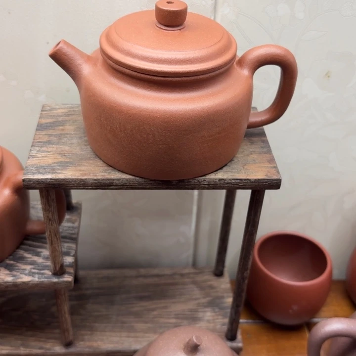 茶壶紫砂原矿半手工降坡泥德中180cc