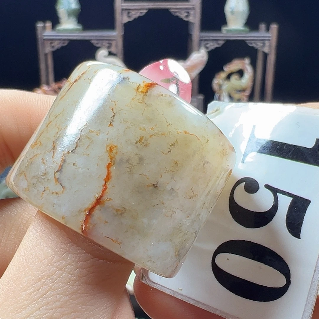 宝***鉴和田玉未镶嵌挂件