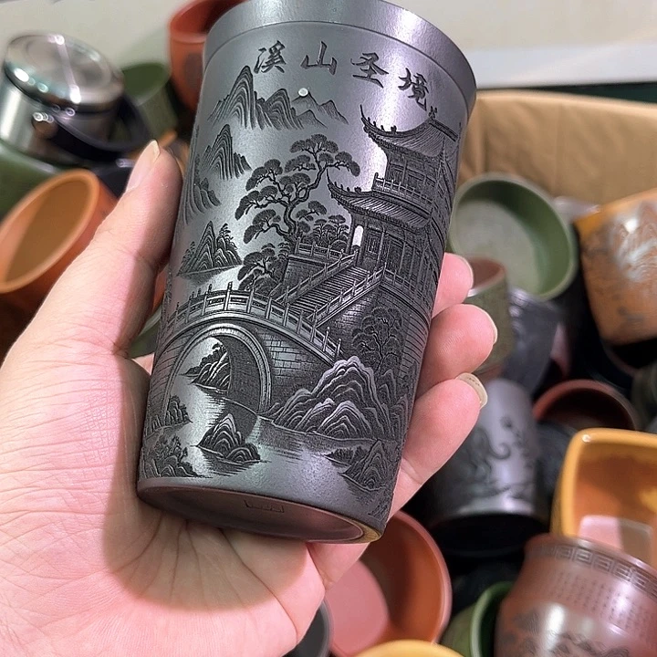 茶杯紫砂全手工紫砂主人杯