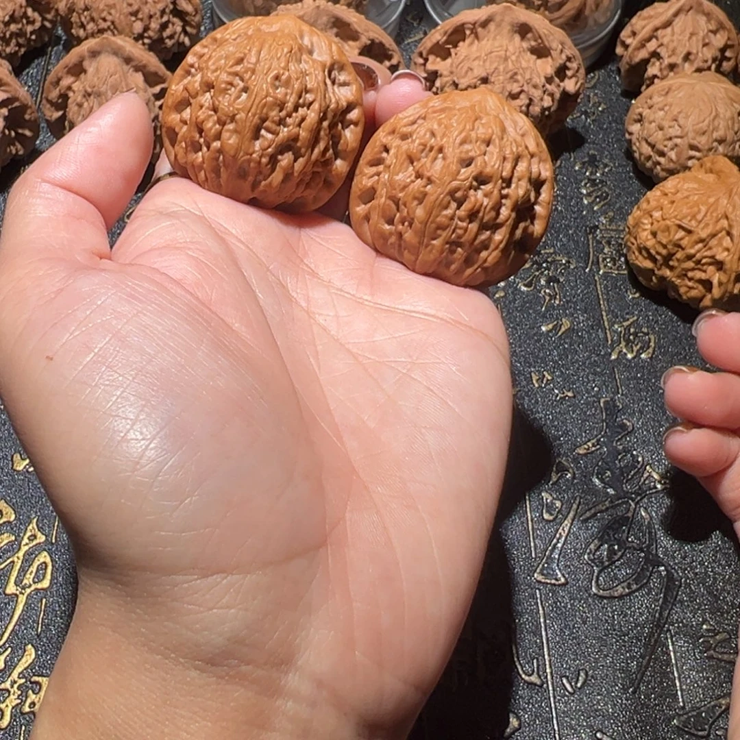 吊坠文玩核桃铁锤36手把件230