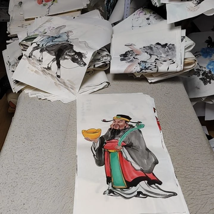 北***朵国画落款后台备注