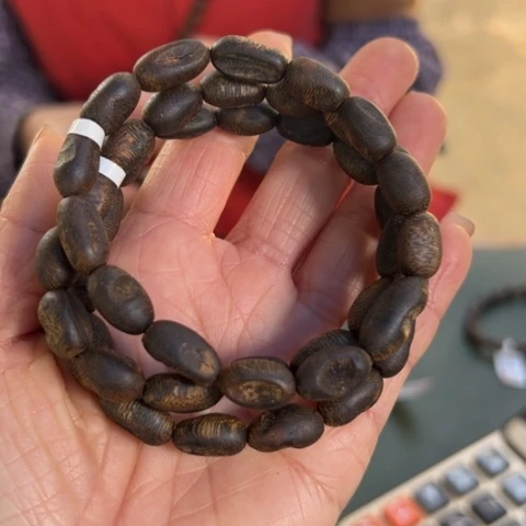 沉香手串乌身红土沉水7克卡0.7多样性发1串