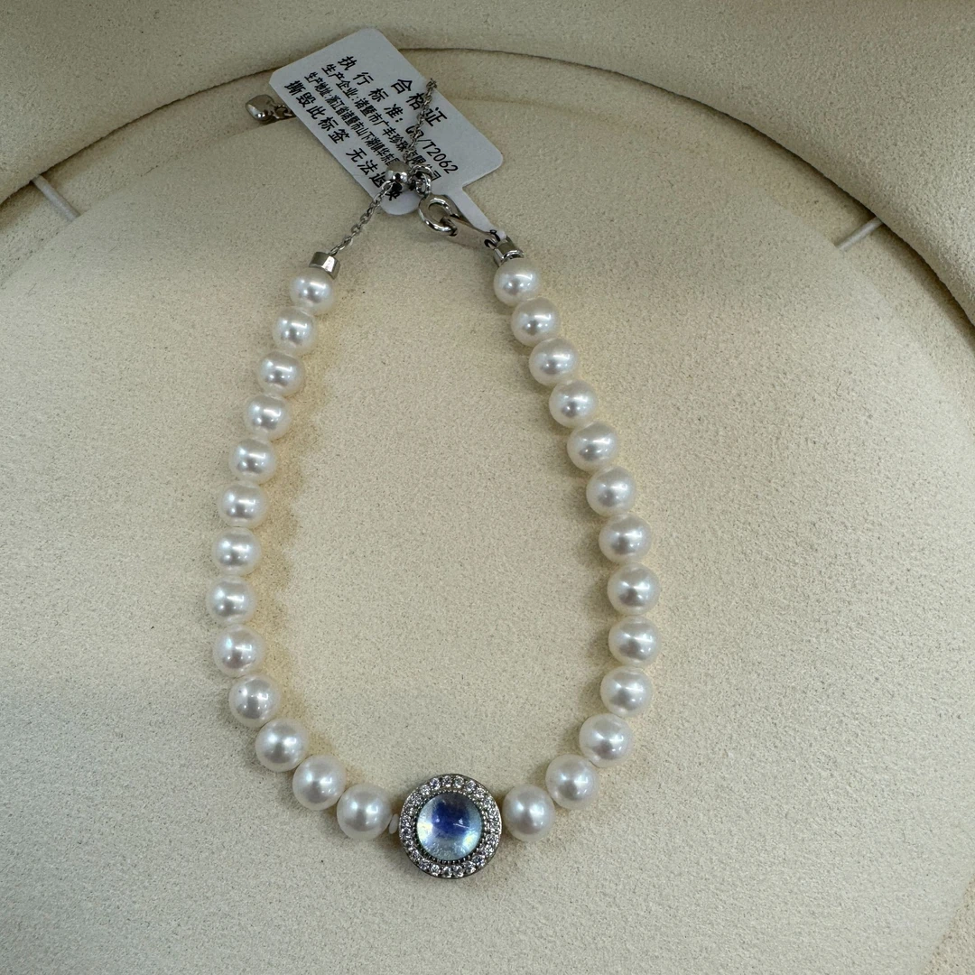 孤品【晚晚】S925银珍珠手链